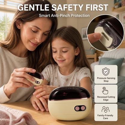 ✂️💅 2-in-1 Smart Electric Nail Clipper & Polisher