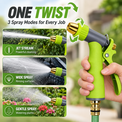 🍎🍎All-in-One 5-Piece Adjustable Hose Spray Gun Set