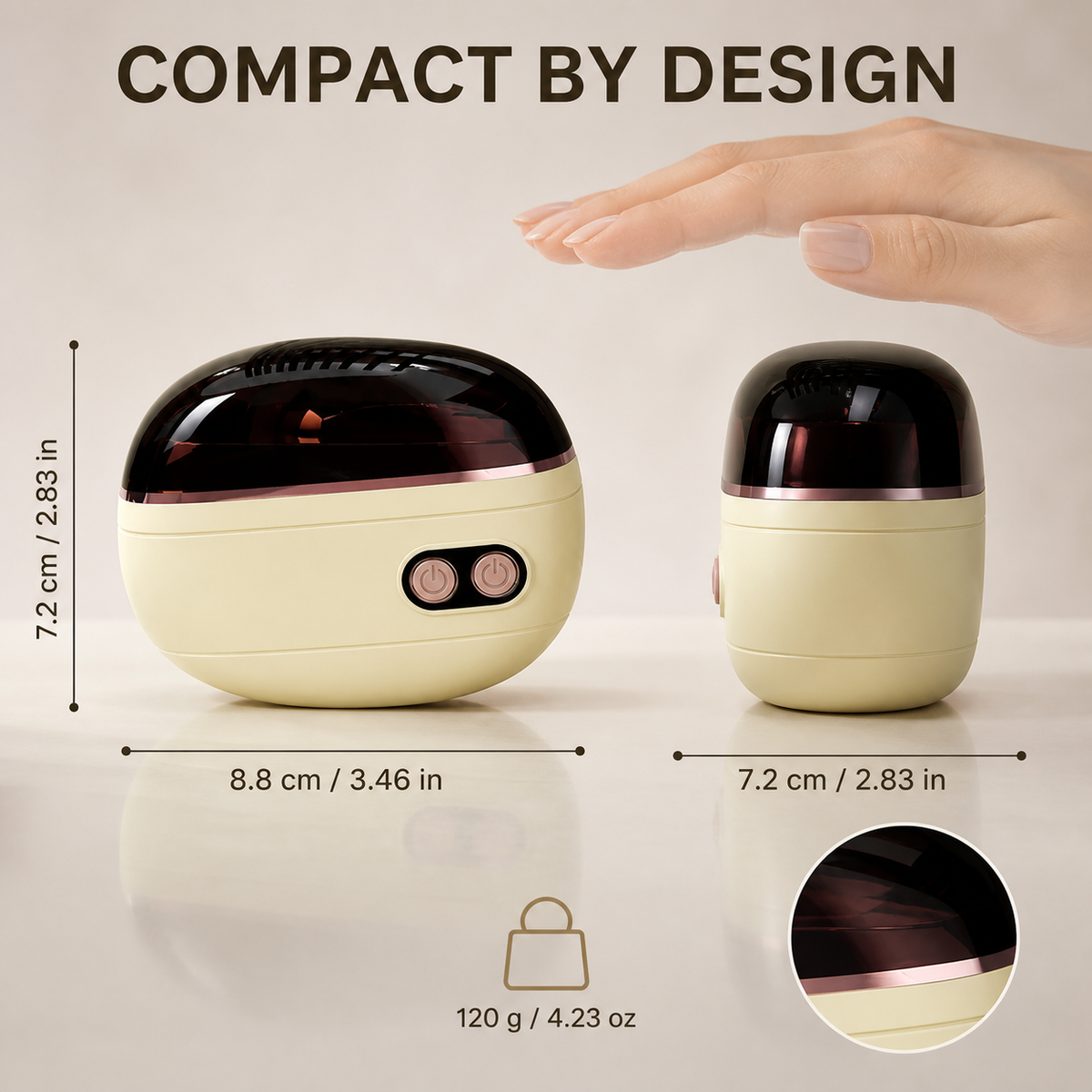 ✂️💅 2-in-1 Smart Electric Nail Clipper & Polisher