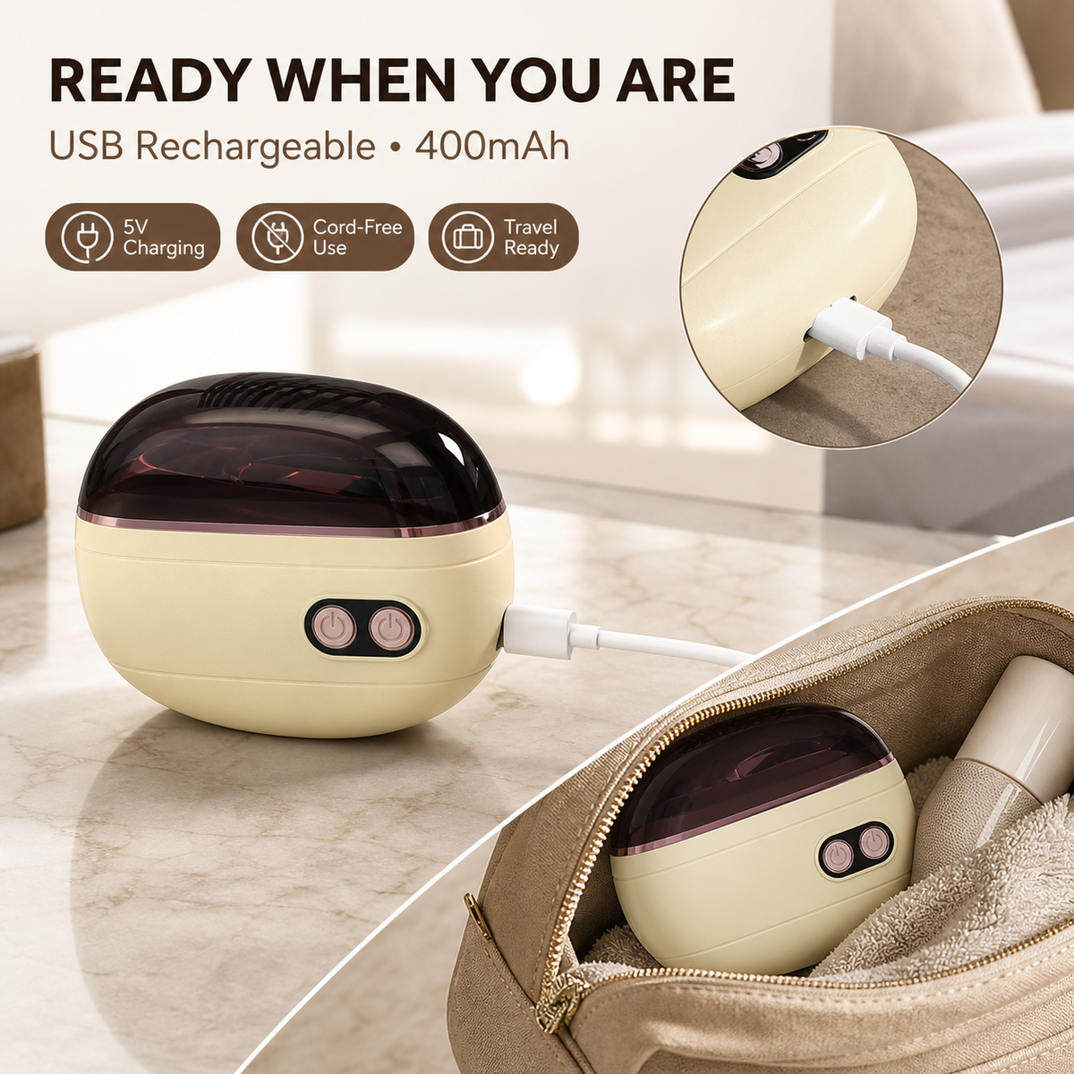 ✂️💅 2-in-1 Smart Electric Nail Clipper & Polisher