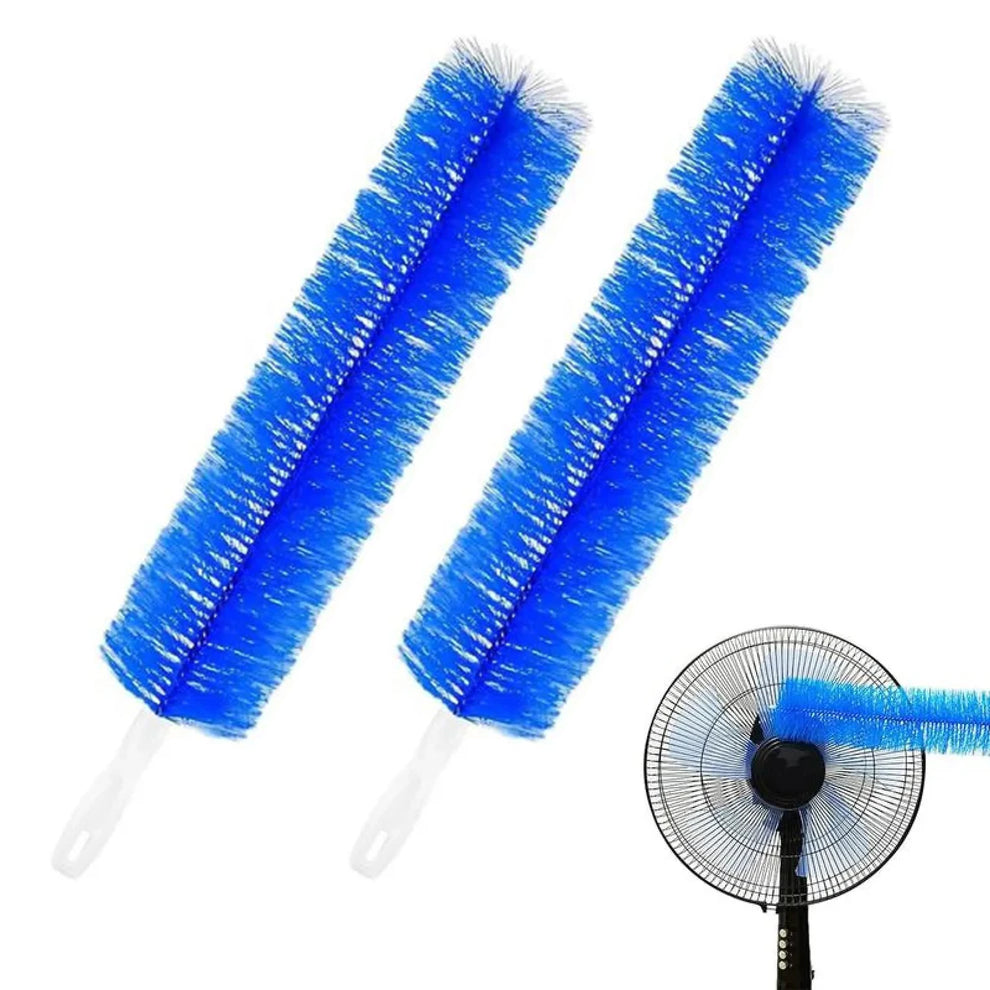 🔥 Flexible Microfiber Fan & Blind Cleaning Brush ✨ Bendable Dust Cleaner for Ceiling Fans, Window Blinds, Air Vents, Shutters & Hard-to-Reach Areas 🧹 Reusable Household Cleaning Tool