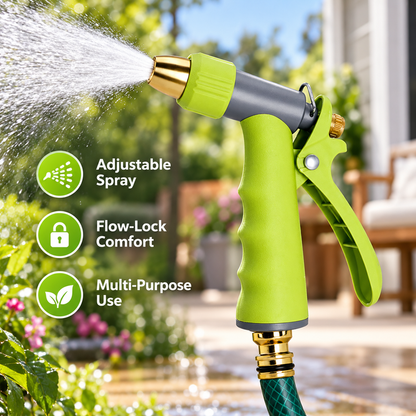 🍎🍎All-in-One 5-Piece Adjustable Hose Spray Gun Set