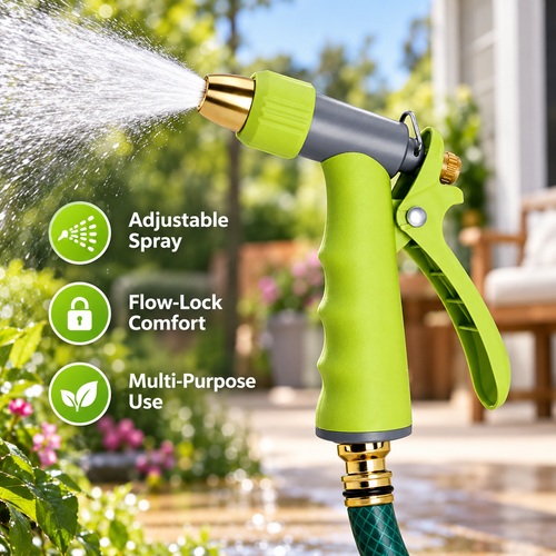 🍎🍎All-in-One 5-Piece Adjustable Hose Spray Gun Set