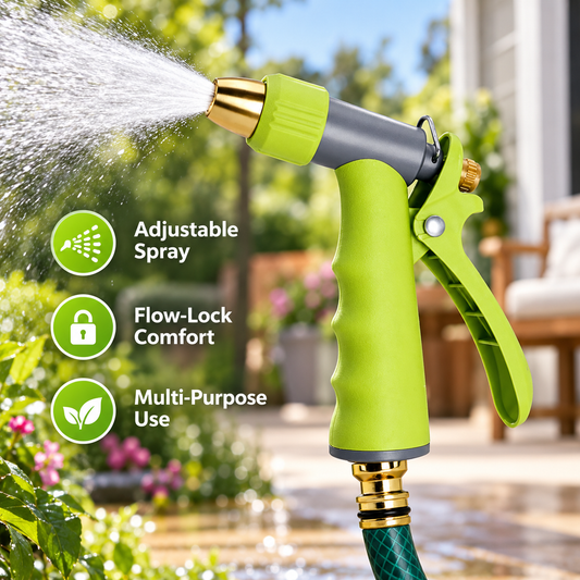 🍎🍎All-in-One 5-Piece Adjustable Hose Spray Gun Set
