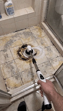💛💛9-in-1 Electric Spin Scrubber with Telescopic Handle,Suitable for cleaning bathrooms, floors, bathtubs, tiles and gaps.