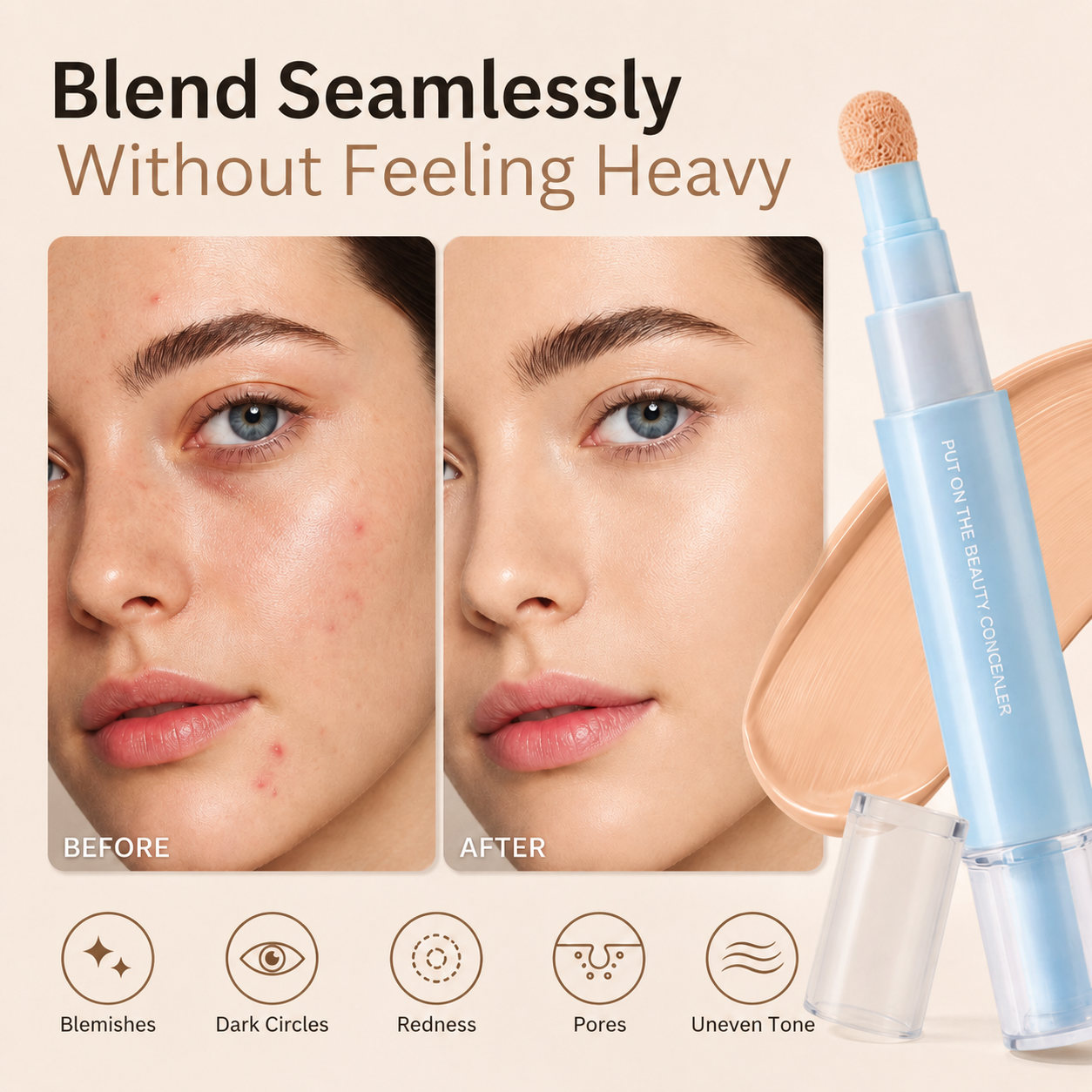 Hydrating Concealer Pen With Brightening & Flawless Coverage