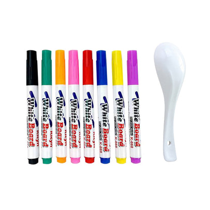 Magical Floating Water Painting Pens – 12-Color Creative Art Set for Kids