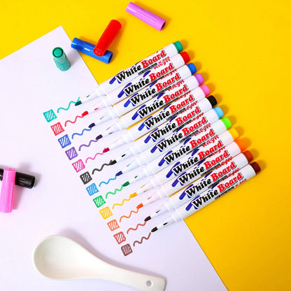 Magical Floating Water Painting Pens – 12-Color Creative Art Set for Kids