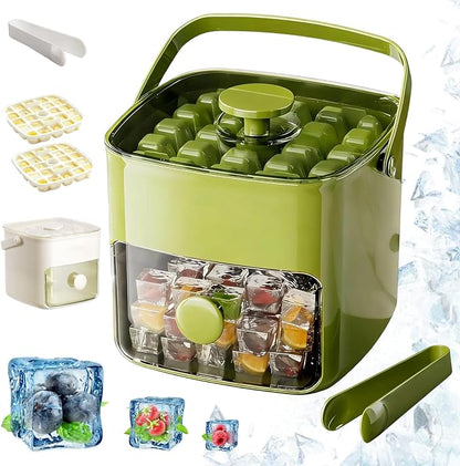 𝑺𝑪𝑵𝑫𝑹® 2026 EasyChill Ice Cube Maker — 48 Cubes, One Press, No Mess