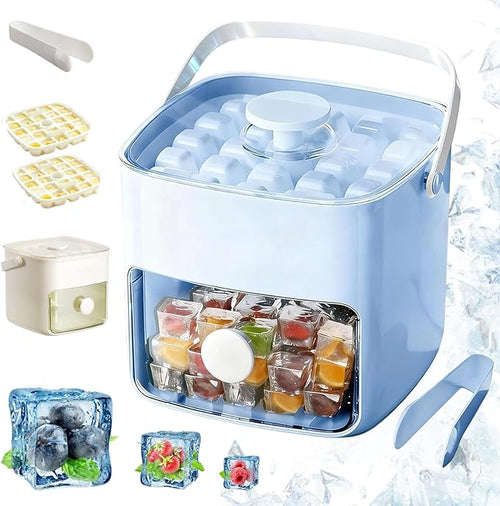 𝑺𝑪𝑵𝑫𝑹® 2026 EasyChill Ice Cube Maker — 48 Cubes, One Press, No Mess