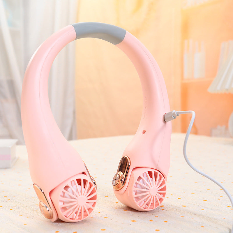 🎁🎁2026 Portable Neck Fan,💨 50% OFF! 360° rotating, 3 speeds. Hands‑free cooling,  4000mAh USB Rechargeable.