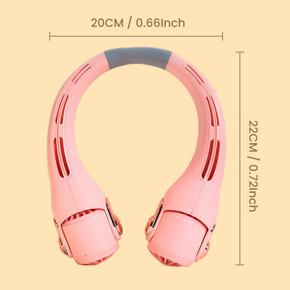🎁🎁2026 Portable Neck Fan,💨 50% OFF! 360° rotating, 3 speeds. Hands‑free cooling,  4000mAh USB Rechargeable.