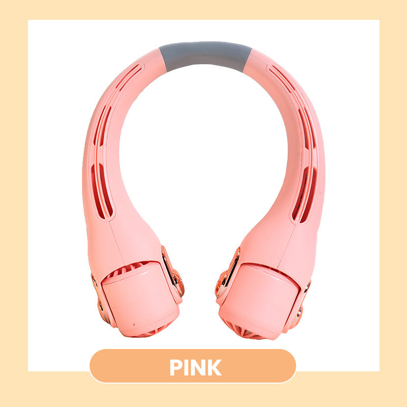 🎁🎁2026 Portable Neck Fan,💨 50% OFF! 360° rotating, 3 speeds. Hands‑free cooling,  4000mAh USB Rechargeable.