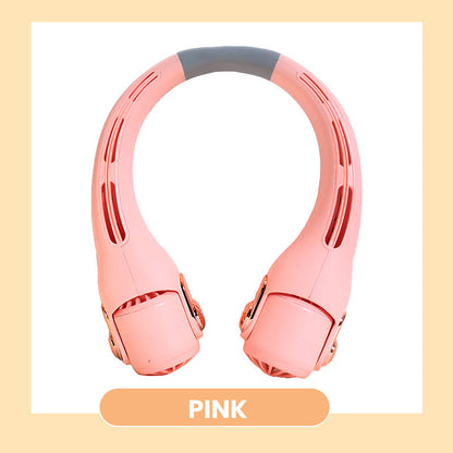 🎁🎁2026 Portable Neck Fan,💨 50% OFF! 360° rotating, 3 speeds. Hands‑free cooling,  4000mAh USB Rechargeable.
