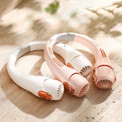 🎁🎁2026 Portable Neck Fan,💨 50% OFF! 360° rotating, 3 speeds. Hands‑free cooling,  4000mAh USB Rechargeable.