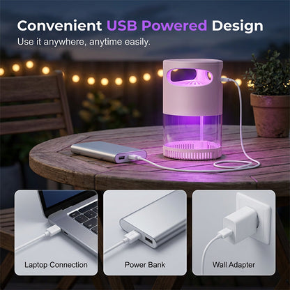 🔥🔥USB-Powered UV Mosquito Killer Lamp – Quiet Indoor Mosquito Trap for Bedrooms, Living Rooms, Patios and Camping